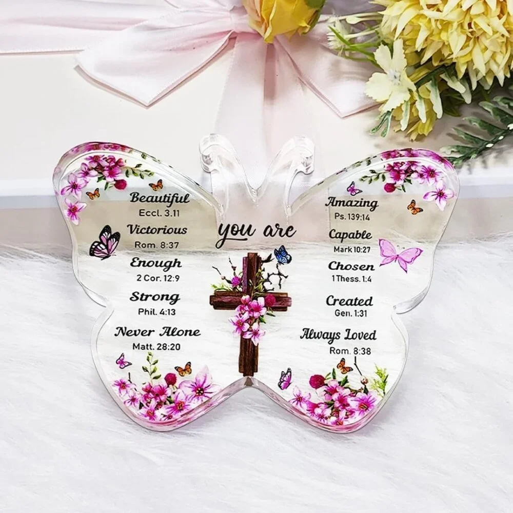 Christian Gifts for Women, Butterfly Inspirational Gifts for Friends, Religious - Picture 7 of 7